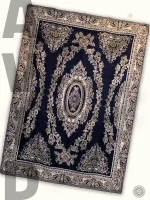 روفرشی مخمل مهتاب 12 متری رنگ سرمه ای